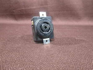 Hubbell Twist Lock Receptacle Outlet 10A 250v 15A 125v 3 pole 3 wire # 7585 - Picture 1 of 12