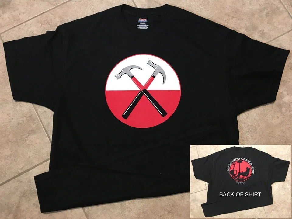 Pink Floyd The Wall Marching Hammers T Shirt Beefy-T Black (NEW) Sm-3XL - Image 1 of 4