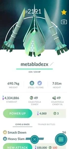 Pokémon GO - Celesteela (30 Tage Freundschaft oder Registriert) Handel - Bild 1 von 2
