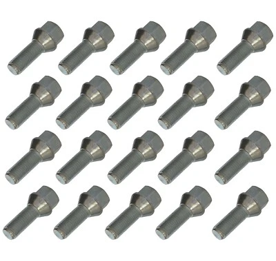 Radschrauben M14x1,5 Kegelbund SW17 Radbolzen für Audi VW Mercedes LÄNGENAUSWAHL - Bild 1 von 4