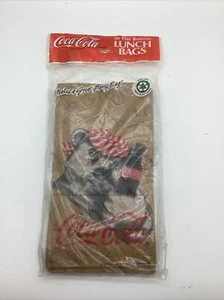 Vintage Coca-Cola Lunch Bags Classic Coke Bottle Design 1997 Made In USA - Bild 1 von 6