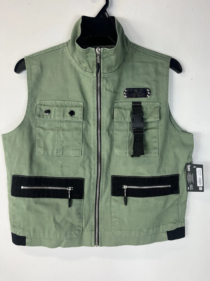 Винтажный 2002 Spencer's Naruto Shippuden Kakashi Hatake куртка аниме косплей Sz M - Изображение 1 из 4