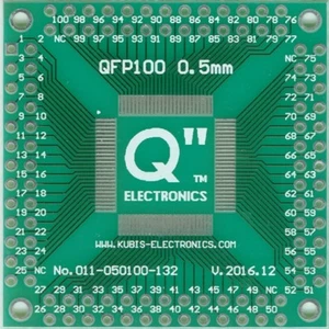 QFP100, TQFP100, LQFP100, VQFP100 0.50mm(0.02") to 4 x IDC2x13 [US] - Picture 1 of 1