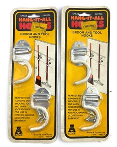 Vintage Acme Hang-It-All Hooks (2 packs) - Broom and Tool Hooks 498SP - Picture 1 of 2