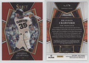 2022 Panini Select Premier Level Red Prizm /199 Brandon Crawford #176
