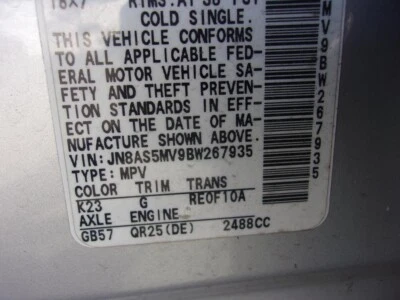 Used Front Left Door Glass Front fits: 2011 Nissan Rogue Front Left Grade A Foto 1 de 4