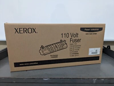 Genuine Xerox Phaser 6300/6350 115R00035 110-Volt Fuser - New Sealed In Box - Image 1 of 3