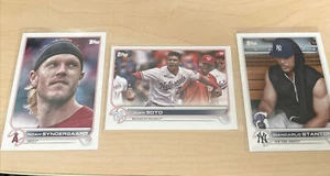 2022Topps JUAN SOTO Noah Syndergaard Giancarlo Stanton Lot Image Variation Sp - Picture 1 of 8