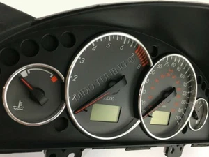 For Ford Cougar Mercury 98-02 Polished Aluminium Trim Rings Instrument Cluster - Imagen 1 de 11