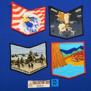 Boy Scout 4 OA / NOAC Pocket Patches Takachsin 33 Mixed Lot# OA 95 254C4 - Picture 1 of 6