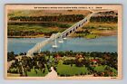 Catskill NY- New York, Rip Van Winkle Bridge Over Hudson River, Vintage Postcard