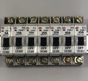 MEM Eaton Memshield 1 SP MCB 5A 10A 16A 20A 32A 40A 45A 50A 63A Amp Type B 1 2 - Picture 1 of 8