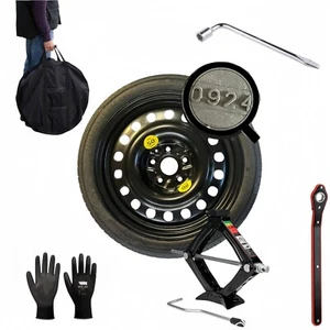 Kit Ruotino Di Scorta 135/90R17 Per RENAULT CAPTUR Cric,Chiave,Sacca,Guanti - Bild 1 von 3