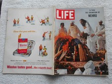 LIFE Magazine--JUNE 5,1964-THE CREMATION OF NEHRU-IN COLOR