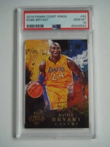 2014 Panini Court Kings Kobe Bryant Base Card #84 PSA 10 POP 2 !! LAKERS HOF - Picture 1 of 2