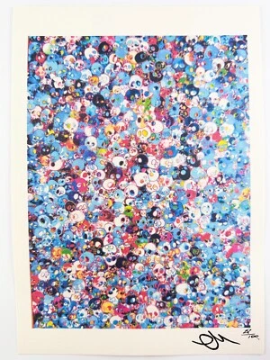 Takashi Murakami Original Vintage Art Print Lithograph Signed Limited COA - Image 1 of 3