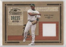 2004 Donruss Classics Dress Code Game-Worn Jersey /100 Miguel Tejada #DC-8