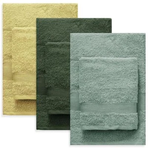 Zucchi Set 3+3 Solotuo Asciugamani Viso + Ospite Spugna di Cotone 560 gr/mq D55 - Foto 1 di 5