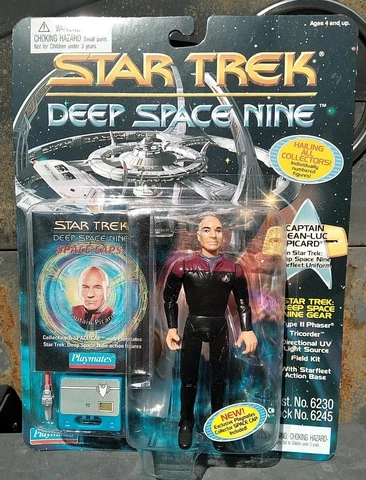 NEW Playmates Star Trek Deep Space Nine Captain Jean-Luc Picard Figure 1994 Cover
