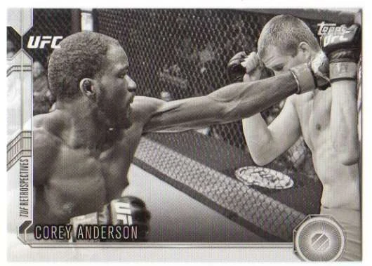 2015 Topps UFC Chronicles Black and White /188 #243 Corey Anderson - Image 1 of 1