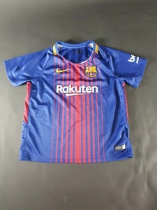 Camisa azul hogar NIKE BARCELONA FC 5-6 años de antigüedad. Niños 2017 - Imagen 1 de 7