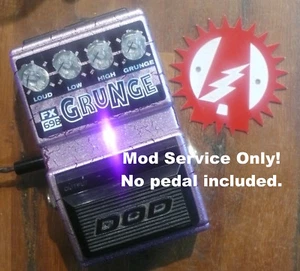 Modify your DOD Grunge Distortion Mod service Only! Alchemy Audio Pedal Mod - Picture 1 of 3