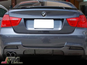 Carbon Fiber P Type Rear Diffuser 00--- For 06-11 BMW E90 E91 3-Series M-Tech - Picture 1 of 2