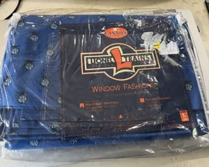 Window Draperies Novelty Draperies lionel Train Emblem Design Rod Pocket 84 x 63 - Picture 1 of 4