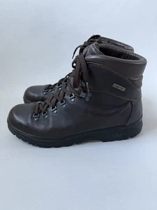 LL Bean Cresta Brown Leather Hiking Boots - Gore Tex Waterproof Vibram - Mens 13 - Picture 1 of 6