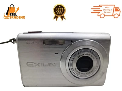 Casio Exilim EX-Z60 Digitalkamera 6MP CCD 4x Zoom 2.5" Display Silber Kamera - Bild 1 von 4
