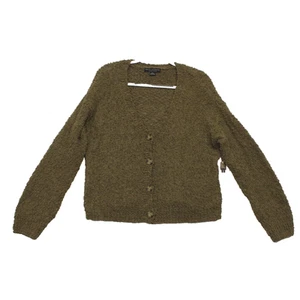 Social Standard By Sanctuary Popcorn Cardigan Sweater Women S Olive Green - Picture 1 of 10