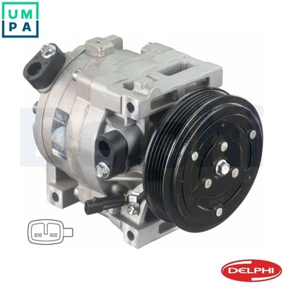COMPRESSOR AIR CONDITIONING CS20402 FOR 188 A6.000 1.7L 182 B9.000 1.9L 4cyl - Image 1 of 4