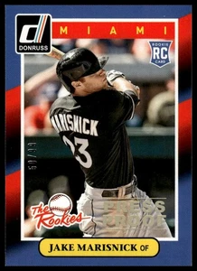 2014 Donruss #33 Jake Marisnick The Rookies Press Proofs Gold #/99 - Picture 1 of 2