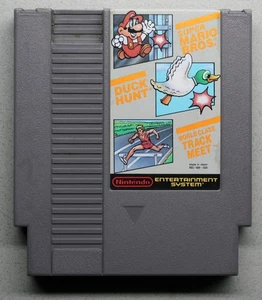 Mario / Duck Hunt / Track Meet (Vintage Nintendo NES) Original Game Tested Works - Picture 1 of 1