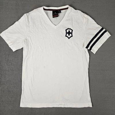 Camiseta Victorinox Para Hombre Mediana Blanca Cresta Logo Informal 100% Algodón Suiza Foto 1 de 4