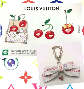 Louis Vuitton X Takashi Murakami 20th Anni Cherry stickers and Original Ribbon - Picture 1 of 8