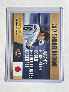 2017 Rookie Phenoms - Gold Platinum SP /2000 - Shohei Ohtani Rookie RC #16 - Picture 1 of 2