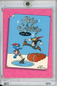 1993 SkyBox The Simpsons #I5 Itchy & Scratchy on Ice Itchy & Scratchy - Picture 1 of 2