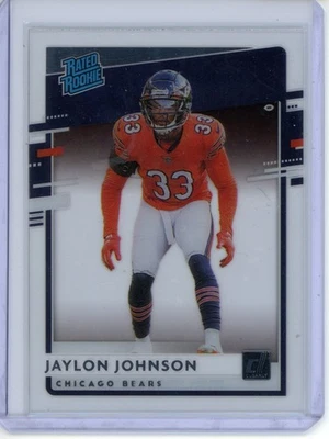 2020 Panini Chronicles - #RR-JAJ Jaylon Johnson (RC) Clear Rated Rookie Bears - Image 1 of 2