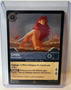 Simba - Returned King 189/204 The First Chapter Cold Foil - Picture 1 of 2