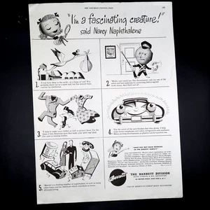 Barrett Division Allied Chemical Magazine Advertisement 1946 Industrial Vintage - Picture 1 of 4