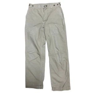 Filson Hergestellt in den USA 90er Vintage Beige Arbeitshose Talon Reißverschluss Amerikanisch Freizeit Kostenloser Versand - Bild 1 von 6