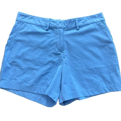 Pantalones cortos Southern Tide para mujer surf azul mezcla de algodón elástico golf preppy 8 Foto 1 de 4