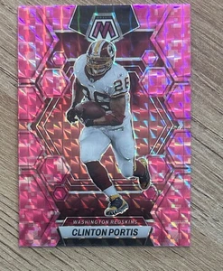2023 Panini Mosaic Camo Pink Mosaic Prizm 249 Clinton Portis Redskins Commanders - Foto 1 di 2