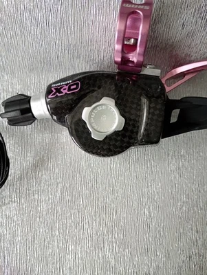 SRAM X0 Pink Limited Edition Gear Trigger Shifter Left 3 Speed Mtb XO z748 - Image 1 of 4