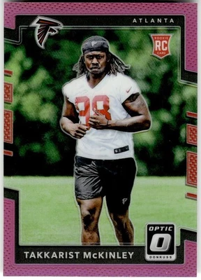 2017 Donruss Optic #150 Takkarist McKinley Pink - Image 1 of 2