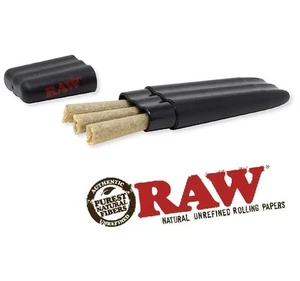RAW Rolling Papers THREE TREE CONE CASE - Eco Friendly Earth Plastic pocket size - Picture 1 of 3