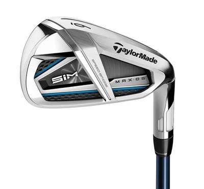 Canhoto TaylorMade SIM MAX OS 8 ferro rígido -0,25 polegadas aço valor - Imagem 1 de 4