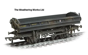 Bausatz gebaut BR Ingenieure Meerjungfrau offener Ballast Steinwagen / Hopper *VERWITTERTE OPTIK - Bild 1 von 1