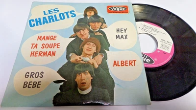 VINYLE EP 45 Tours  LES CHARLOTS  HEY MAX  - 4 TITRES  PN5 - Photo 1/2